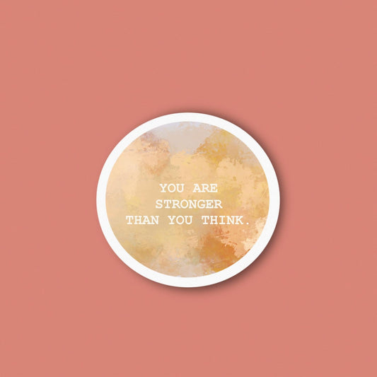 Stronger, Sticker